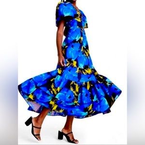 Christopher John Rogers Maxi Floral Dress